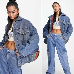 NWT Levi's Fly Trucker Oversized Denim Jacket